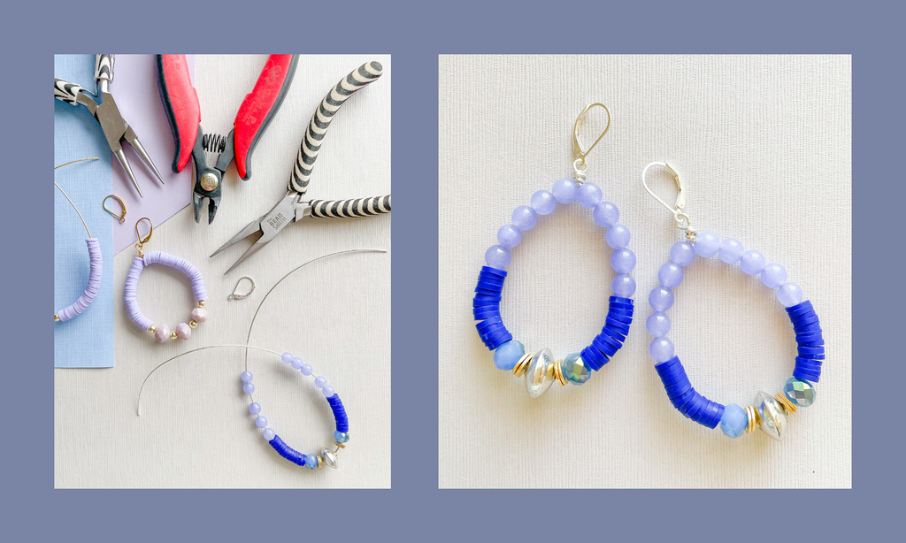 Jewelry Making Tutorial Beaded Wire Hoop Earrings Beads Inc