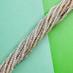3mm Diamond Opal Faceted Chinese Crystal Strand