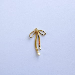 31mm Gold Bow Charm