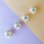 20mm Natural Faceted Wood Beads - 4 Pack