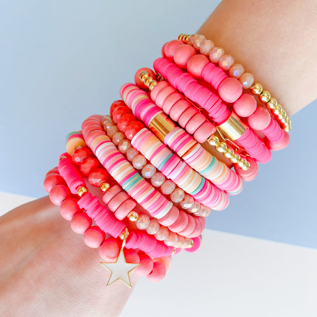Jewelry Making Tutorial: Very Peri Stretchy Bracelet Stack – Beads, Inc.