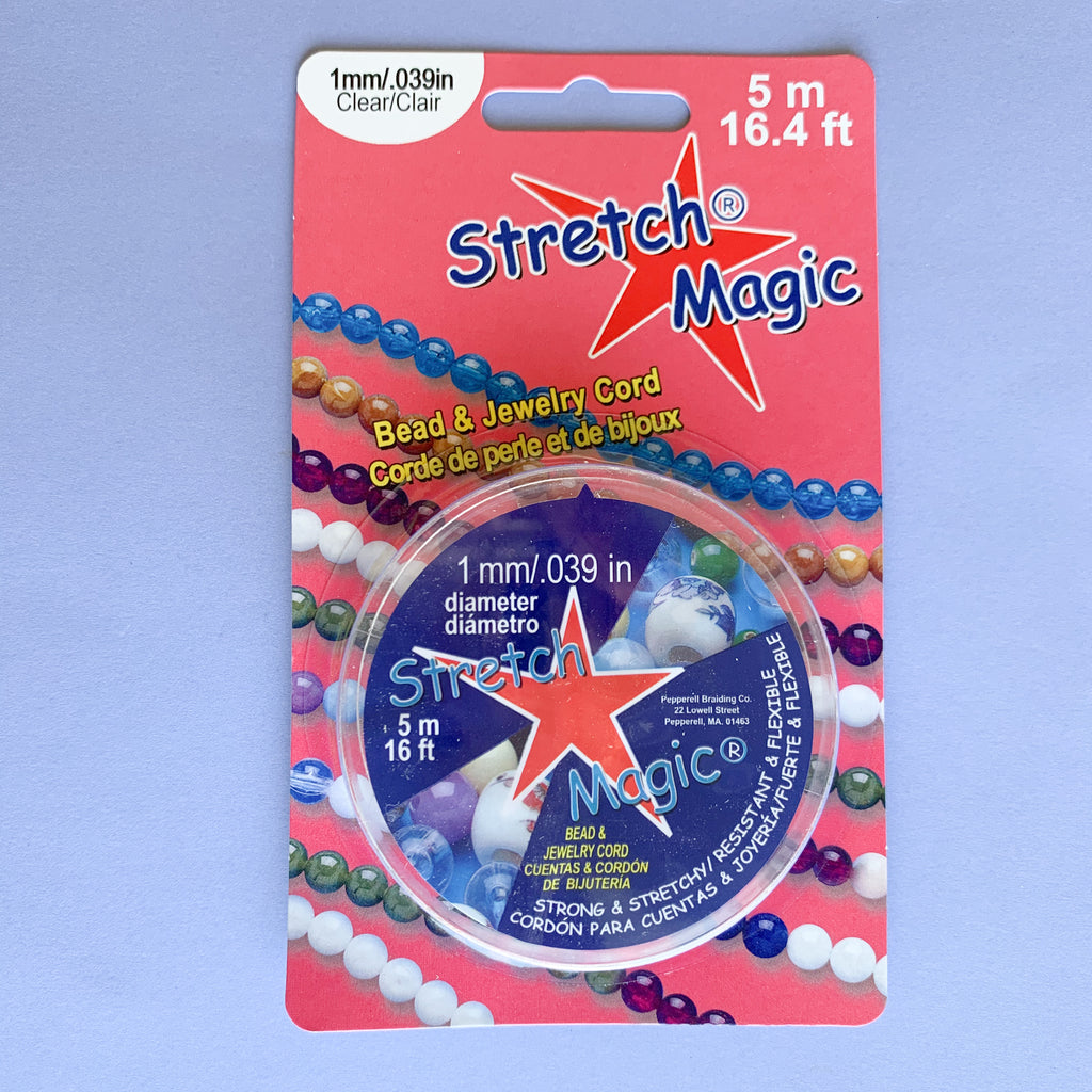 Stretch Magic 1mm/.039 inches Clear 25 Meters (82 feet) - 1 spool Wholesale  Price (3618)/1