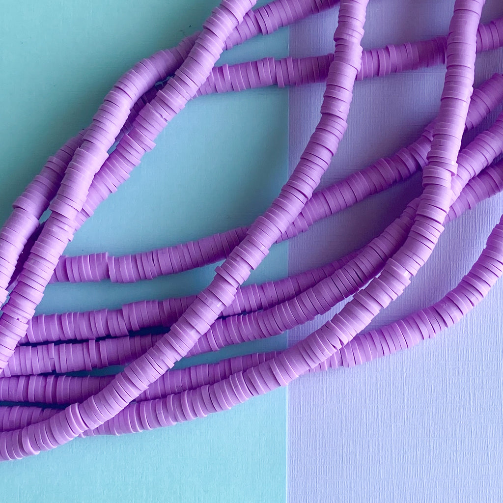 6mm Thistle Polymer Clay Heishi Strand Beads, Inc.