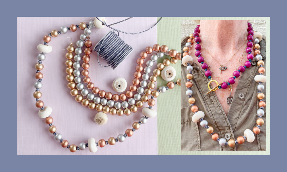 DIY Knotted Gemstone Necklace – Honestly WTF