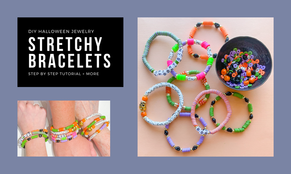 Pink Blue Orange and Yellow Clay Bead Bracelet -   Clay beads,  Bracelet craft diy, Beads bracelet design