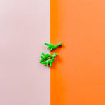 22mm Green Enamel Brontosaurus Charm