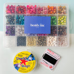 6mm Rainbow Round Stone Mix Bead Box Set 700 pieces+