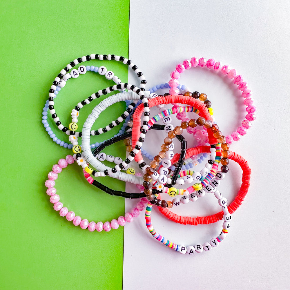 The Flower Power Stretchy Bracelet Making Kit