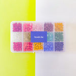 8mm Rainbow Rondelle Bead Box Set 375 pieces+