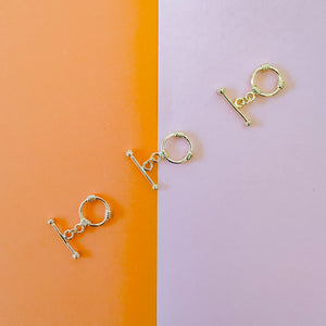 15mm Shiny Gold Plated Wrap Toggle