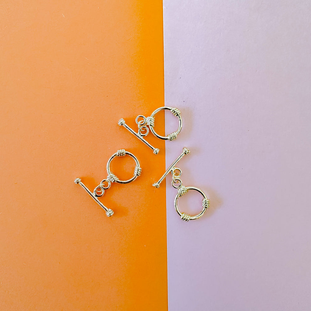 15mm Shiny Gold Plated Wrap Toggle