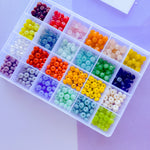 8mm Rainbow Rondelle Bead Box Set 500 pieces+