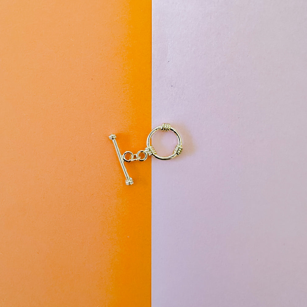 15mm Shiny Gold Plated Wrap Toggle