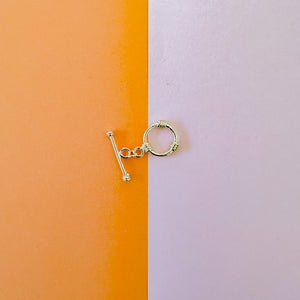 15mm Shiny Gold Plated Wrap Toggle