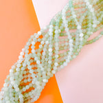 6mm Green Serpentine Smooth Round Strand