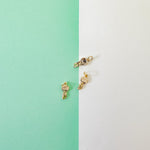 18mm Gold Pave Jellyfish Charm