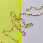 4mm Shiny Gold Round Decorative Cable Chain