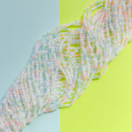 3mm Pastel Waterlily Mixed Faceted Crystal Strand