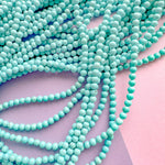 4mm Turquoise Howlite Rounds