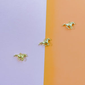 28mm Shiny Gold Horse Charm