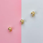20mm Shiny Gold Mushroom Charm