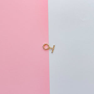 14mm Shiny Gold Plated Bubble Toggle