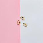 18mm Gold Plated Oval Paperclip Lock Enhancer