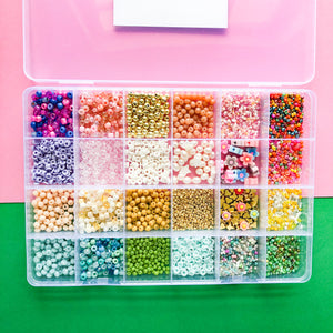 
                
                    Load image into Gallery viewer, Sunshine Seed Bead Box Set 2-4mm 4,000 pieces+
                
            