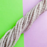 6mm Frosted Light Purple Java Glass Strand