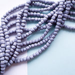 6mm Frosted Grape Java Glass Strand