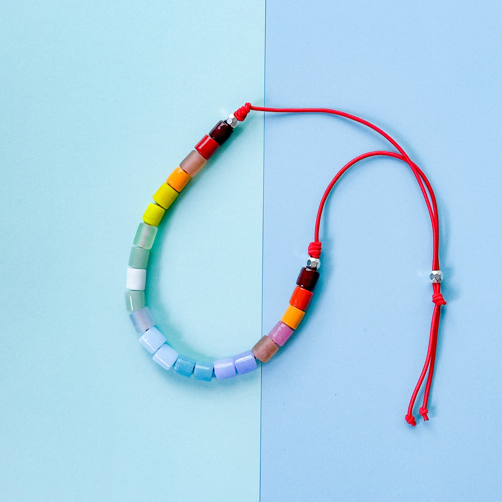 Vintage Rainbow Necklace Making kit