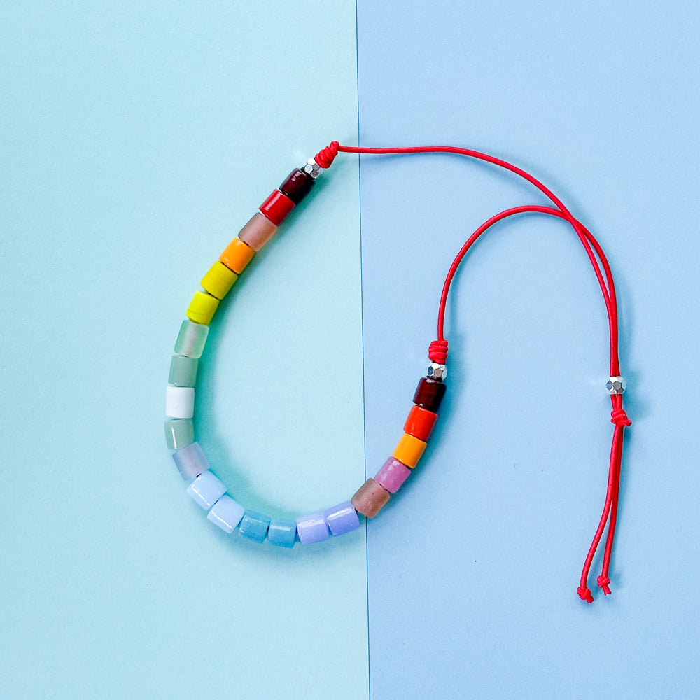 Vintage Rainbow Necklace Making kit