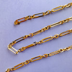 20mm Shiny Gold Paperclip Cable Chain