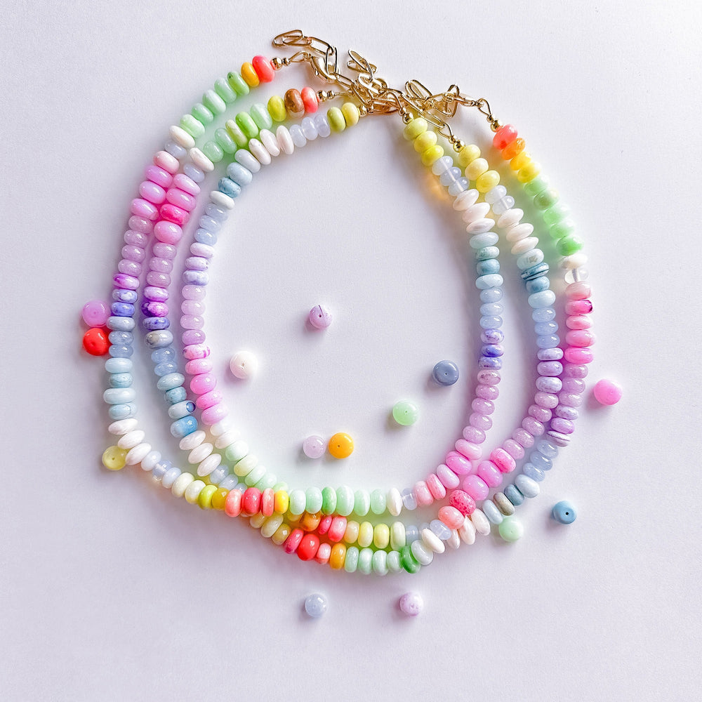 The Everything Pastel Candy Opal Necklace