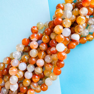 Gemstones - Mixed Agate Round Beads 4mm