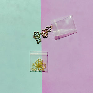 10mm Shiny Gold Butterfly Charm 5-pack