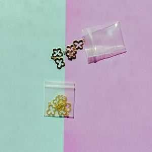 10mm Shiny Gold Butterfly Charm 5-pack