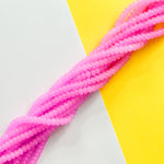 8mm Punchy Pink Glass Rondelle Strand