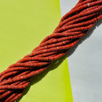 6mm Natural Red Jasper Rondelle Disc Strand