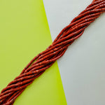 4mm Natural Red Jasper Heishi Strand