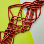 4mm Natural Red Jasper Heishi Strand