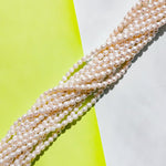 5mm White Freshwater Pearl Rice Strand