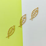 68mm Matte Gold Lucky Fish Charm
