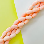 14mm Sponge Coral Barrel Strand