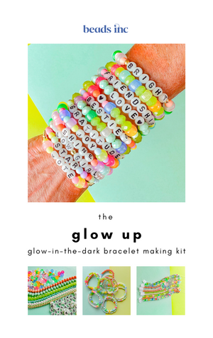 The Glow Up Glow-In-The-Dark Bracelet Making Kit