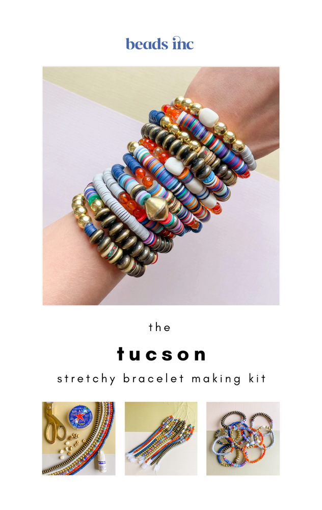 
                
                    Load image into Gallery viewer, The Tucson Stretchy Bracelet Making Kit
                
            