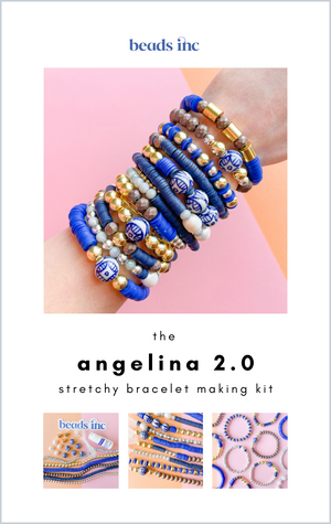 
                
                    Load image into Gallery viewer, The Angelina Stretchy Bracelet Making Kit 2.0
                
            