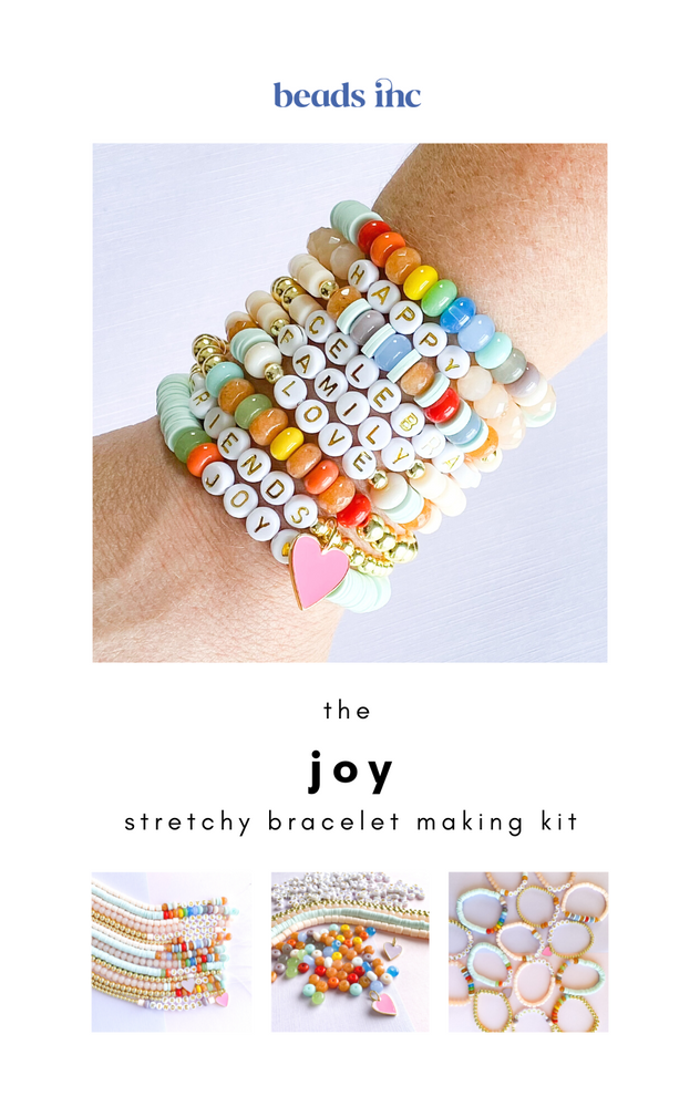 
                
                    Load image into Gallery viewer, The Joy Stretchy Bracelet Making Kit
                
            