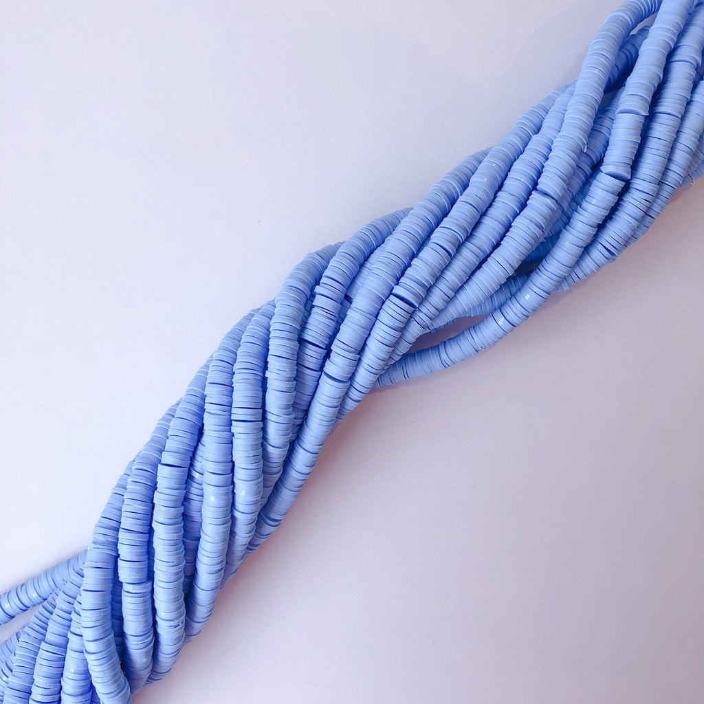 6mm Provincial Periwinkle Polymer Clay Heishi Strand – Beads, Inc.