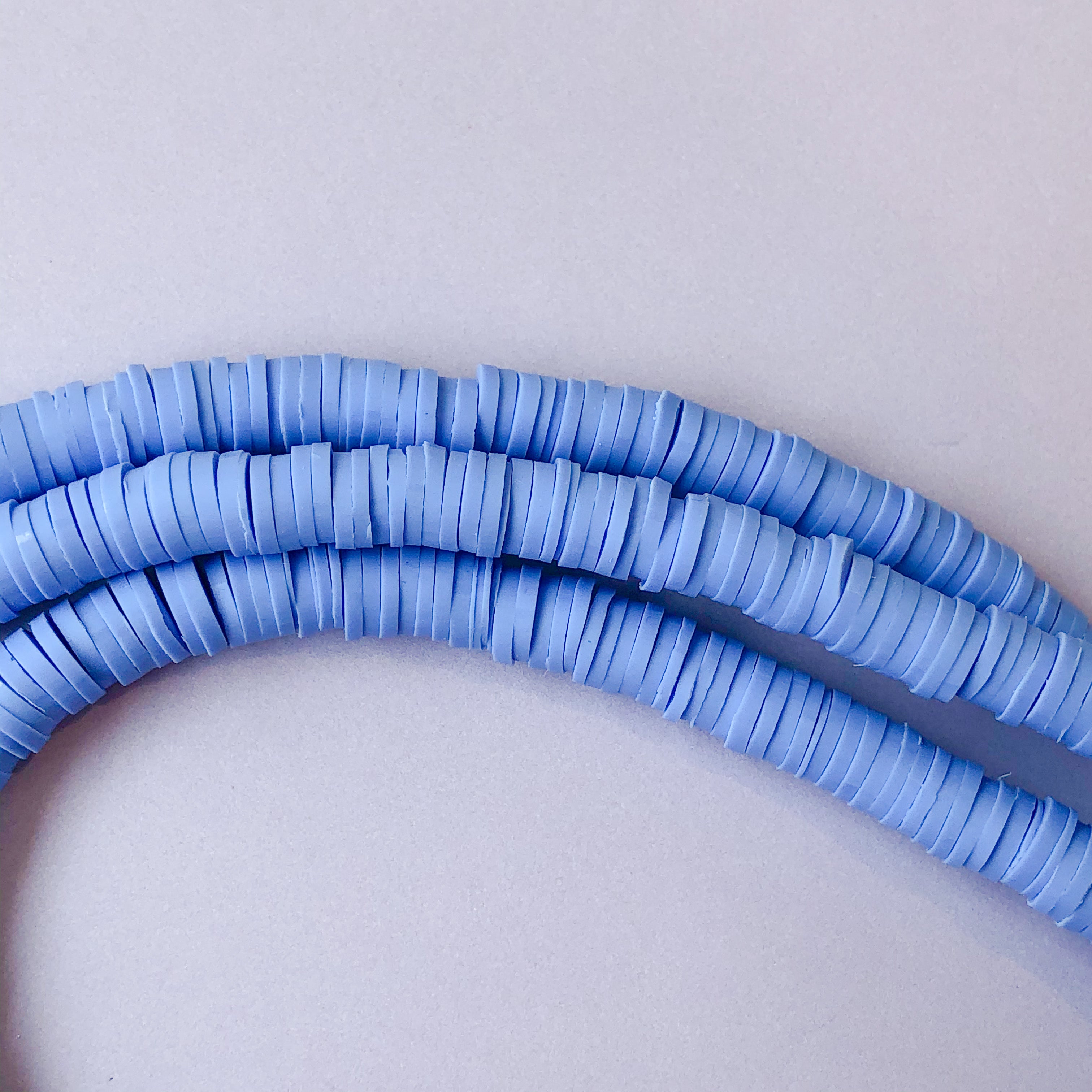 6mm Provincial Periwinkle Polymer Clay Heishi Strand – Beads, Inc.